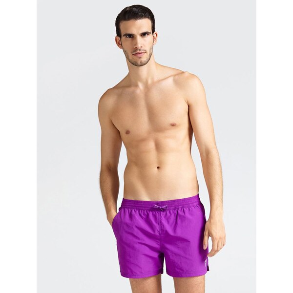 Pánske šortky F92T00TEL27 fialová - Guess 14101689
