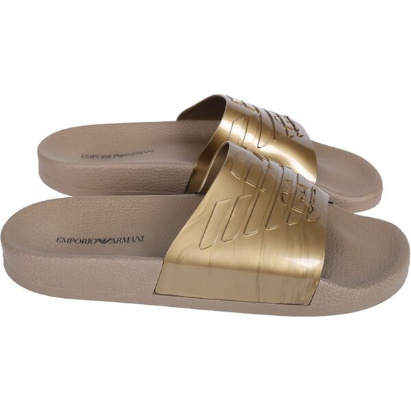 Šľapky X4PS02 zlatá - Emporio Armani 14102769