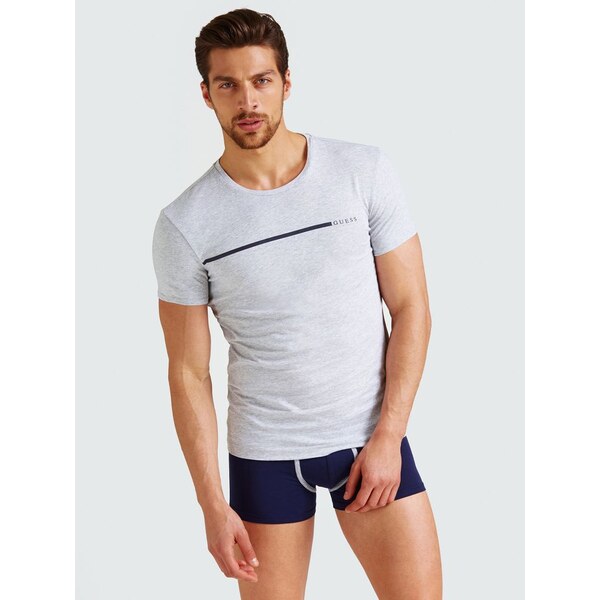 Pánske tričko 2pcs U92G10JR00A-HE90 bielošedá - Guess 14109495