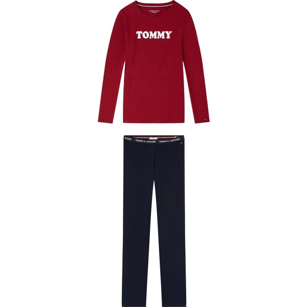Pánske pyžamo UW0UW01929-0WG červenomodrá - Tommy Hilfiger 21413730