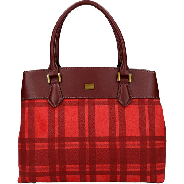 Červená dámska kabelka do ruky David Jones CM5499 14149625