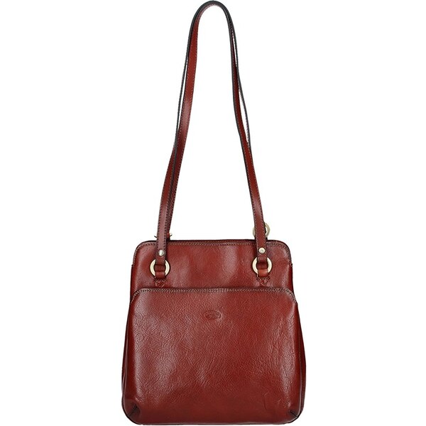 Dámska kožená batôžky kabelka Katana Emily - hnedá 24847428