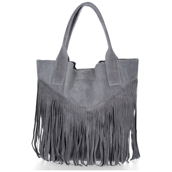 Dámska kabelka shopper bag Vittoria Gotti šedá VPOS9 64296095