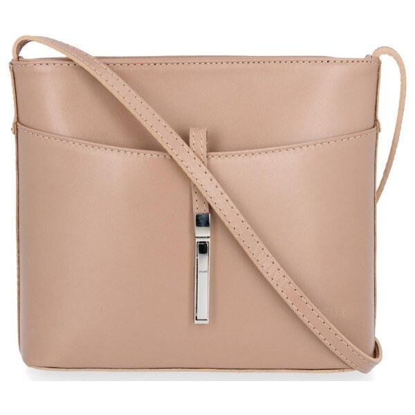 Kožené kabelka klasická Vera Pelle zemitá 3191 64296093