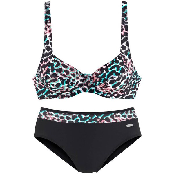 VENICE BEACH Bikiny tyrkysová / červená / čierna / biela 54222378