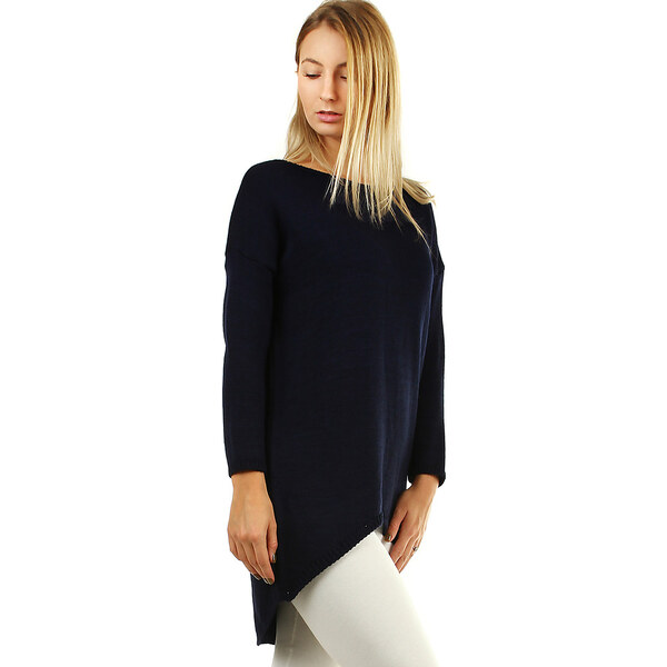 Glara Oversized dlhý jednofarebný sveter 14301779
