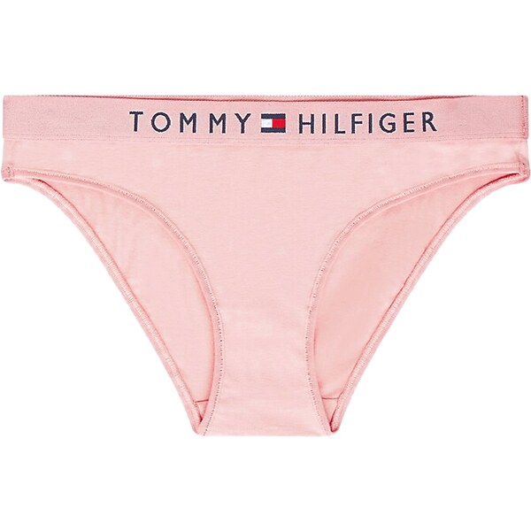 TOMMY HILFIGER - Tommy original cotton svetloružové nohavičky 17658408