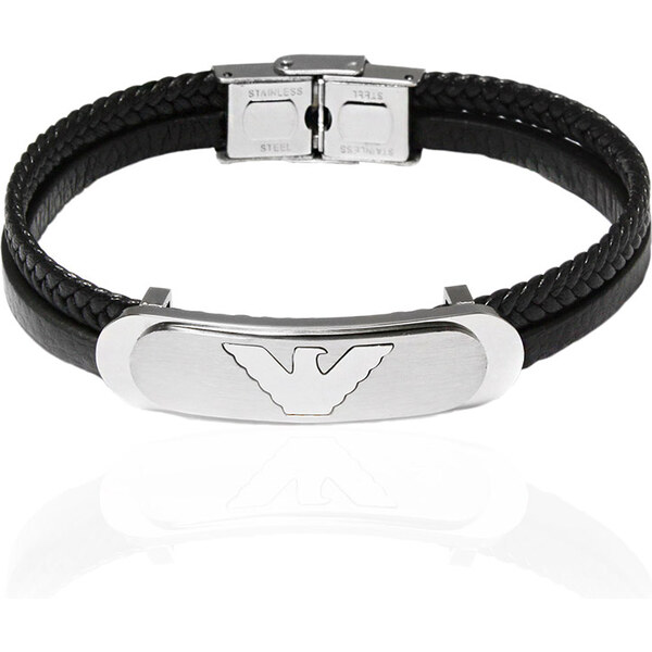 BM Jewellery Pánsky kožený náramok S966180 15617480