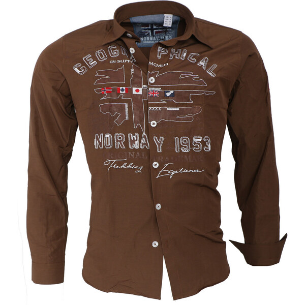 GEOGRAPHICAL NORWAY košeľa pánska ZOLDUC LS MEN 100 15519055