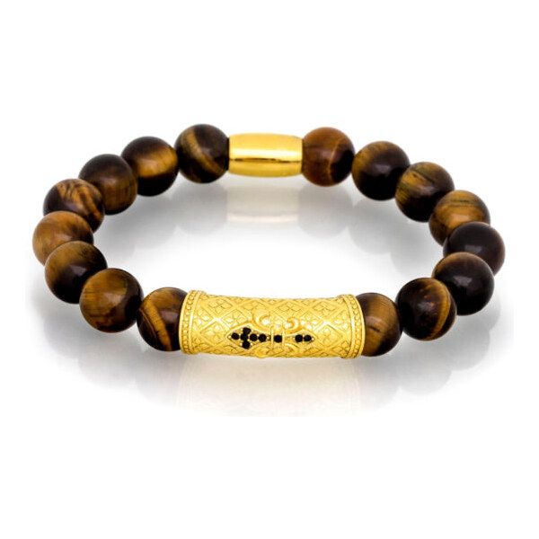 Náramok z tigrieho oka pre mužov Ferocity Trimakasi 21937712