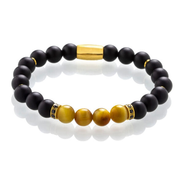 Pánsky náramok Black & Yellow Trimakasi 21937698