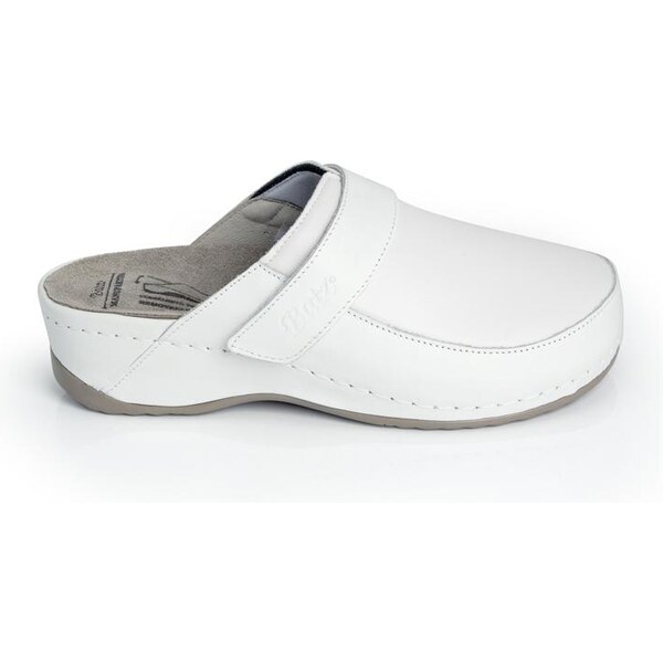 BATZ Dámske kožené biele šľapky ELENA 14442945
