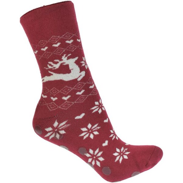 AURA.VIA Zimné červené ponožky CHRIS 46059888