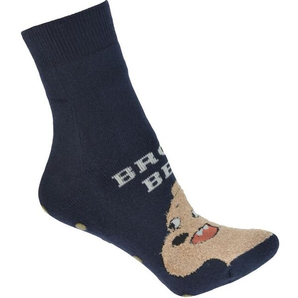 AURA.VIA Zimné tmavo-modré ponožky BEAR 14472719