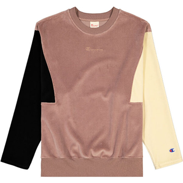 Champion Velour Colour Block Sweatshirt - Dámske - Mikina Champion - 66355751