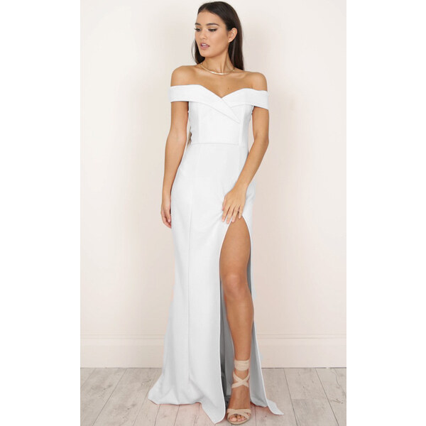 Glara Plesové šaty s rozparkom 30302954