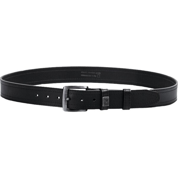 Black Hand Pánsky kožený opasok Black Hand 2003-98 čierny 38065158