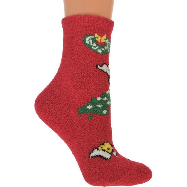 AURA.VIA Zimné červené ponožky NICHO 14684462