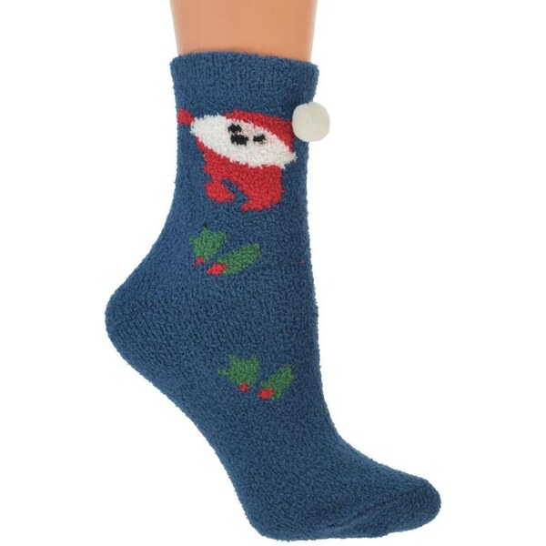 AURA.VIA Zimné modré ponožky NICHO 14684463