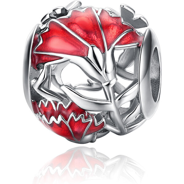 Emporial Royal Fashion prívesok Červený klinček 42092523