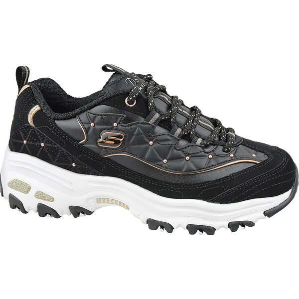 Čierne dámske sneakersy SKECHERS DLites 13087-BKRG 61899847