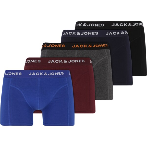 JACK & JONES Boxerky JACBlack Friday námornícka modrá / sivá 65305069