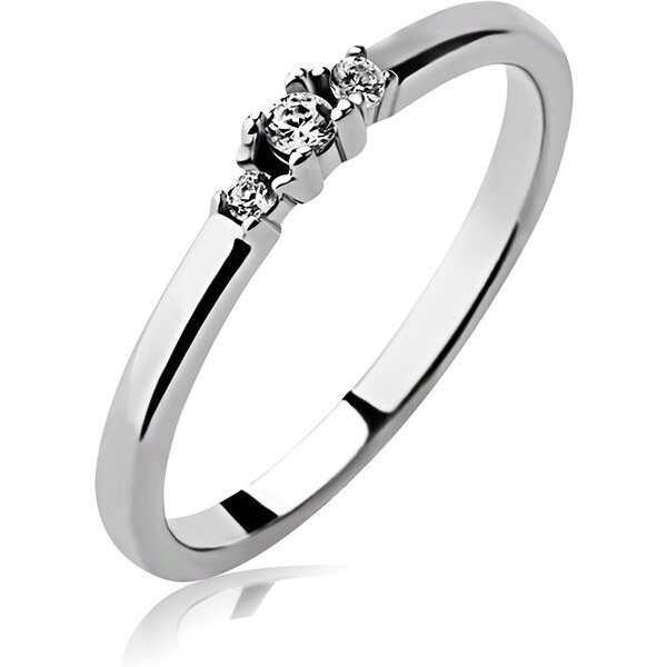 Olivie Zásnubný prsteň zo striebra 3366 16604912