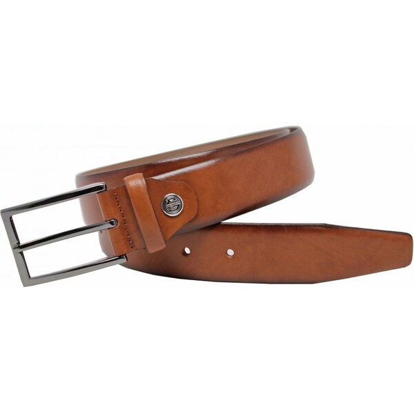 Lindenmann Pánsky kožený opasok Lindenmann 21520587 koňak 37573643