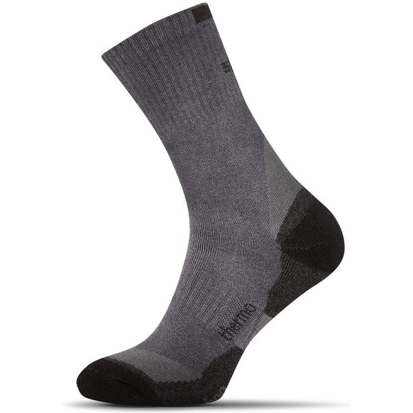 Buďchlap Termo bambusové ponožky tmavo-šedé 3484046
