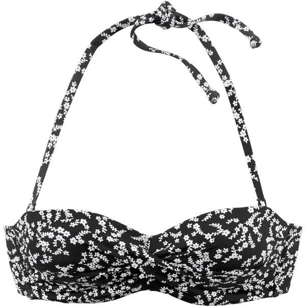 LASCANA Bikinový top Meadow čierna 15588496