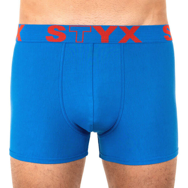 3PACK pánske boxerky Styx športová guma modré (G9676869) 15334808