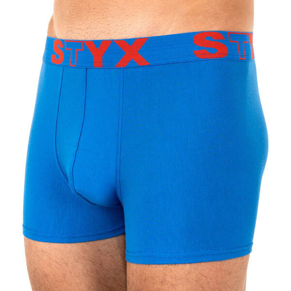 Pánske boxerky Styx športová guma nadrozmer modré (R967) 5 19470488