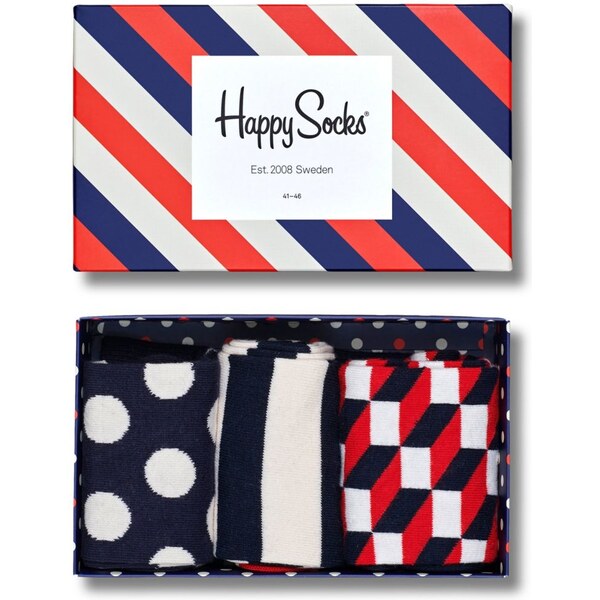 Ponožky Happy Socks darčekové balenie Stripe 14826150
