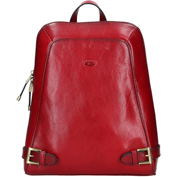 Dámsky kožený batoh Katana Elisn - vínová 14837483
