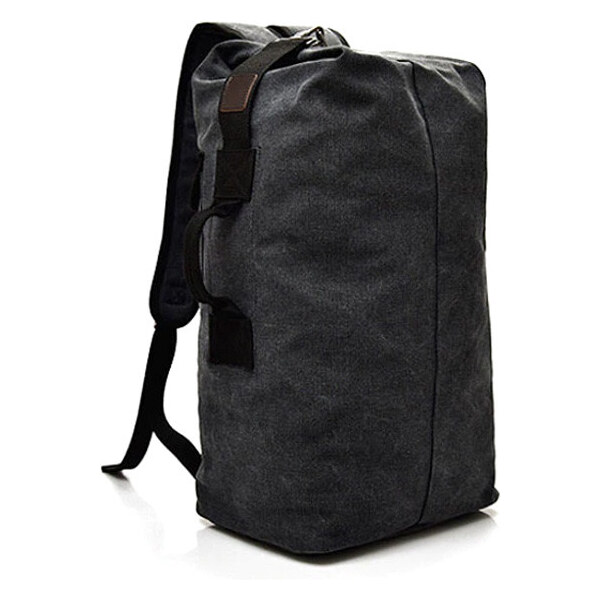 Glara Cestovný vodotesný plátený batoh 2 v 1 57937848