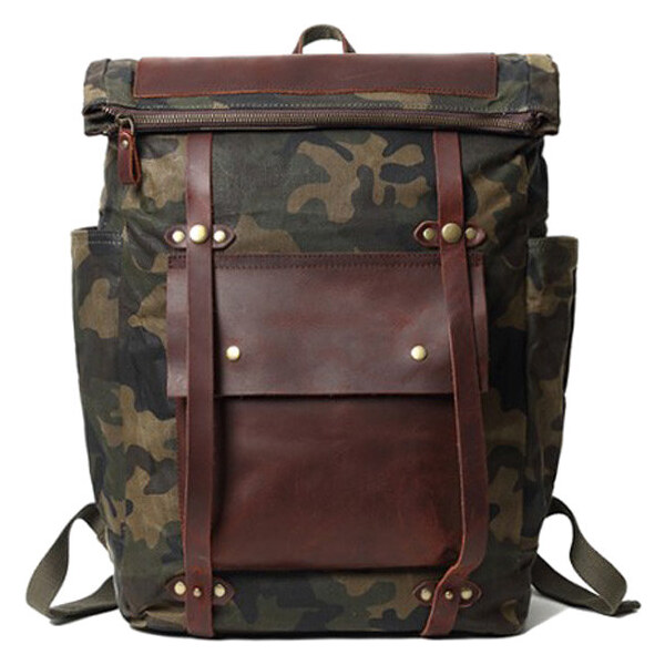 Glara Maskáčový rolovací batoh 57937855