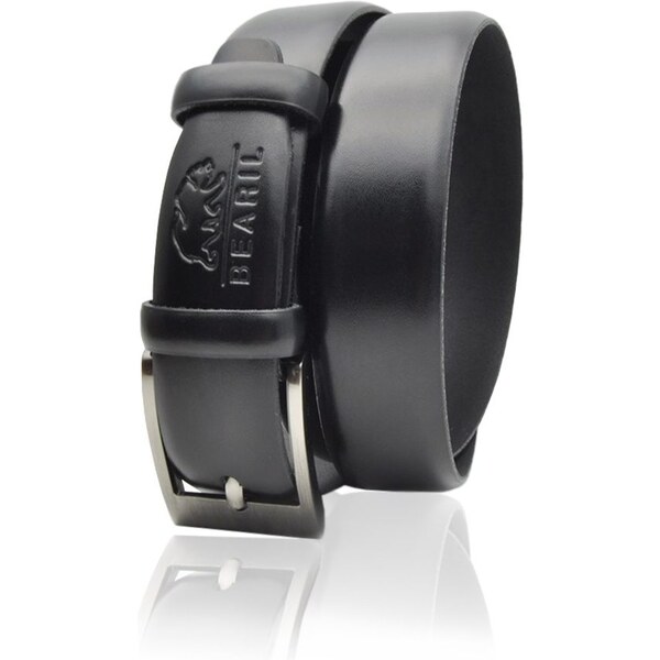 Bearil Klasický čierny pánsky opasok Rivera C 14852372