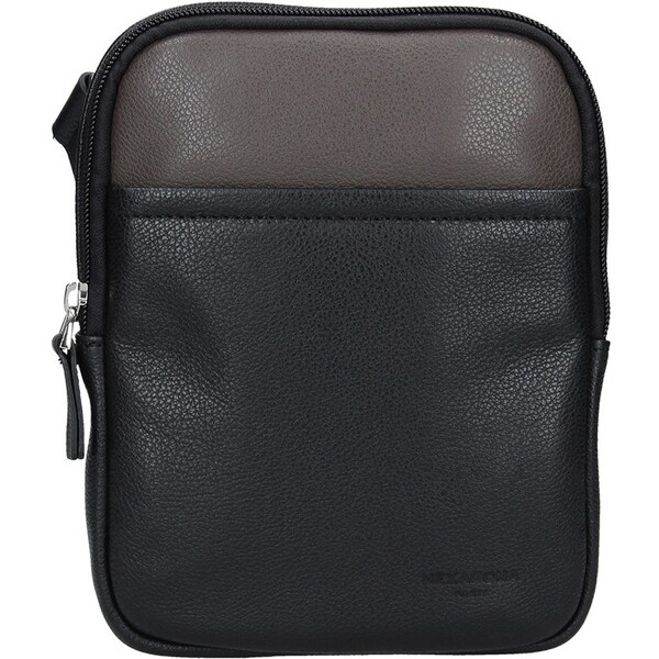 Hexagona Pánska taška na doklady Hexagon Ruben - čierno-hnedá 57796073