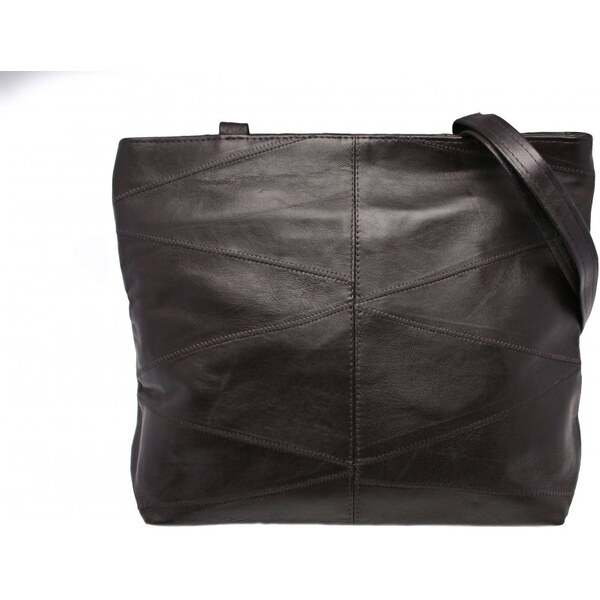 Sikora Dámska kožená kabelka AD tm. hnedá 49044044