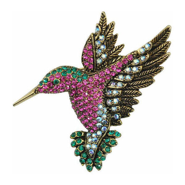 Glory Brošňa Kolibrík s krištáľmi 2118 15096432