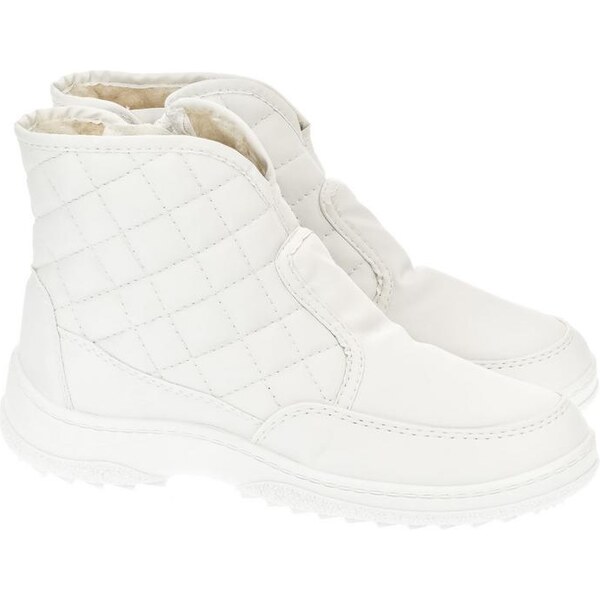 JOHN-C Dámske biele členkové čižmy E-LUX 15161335