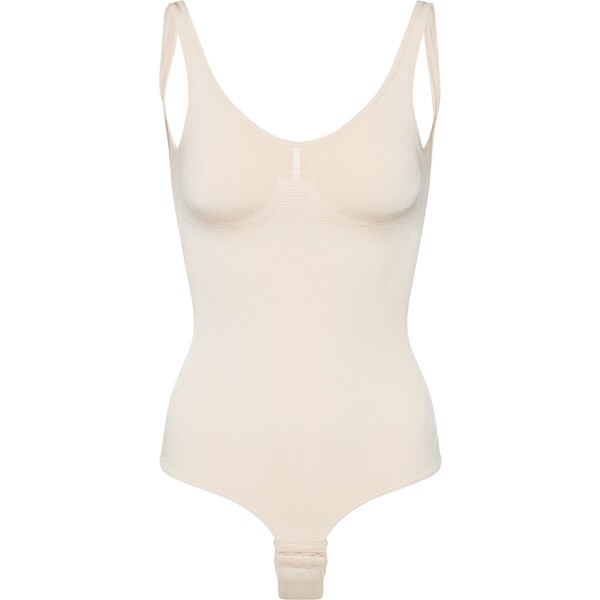 MAGIC Bodyfashion Formujúce body béžová / biela 16528866