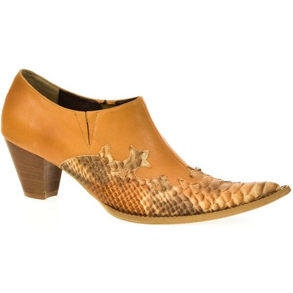 JOHN-C Dámske žlté poltopánky SNIK 15193495