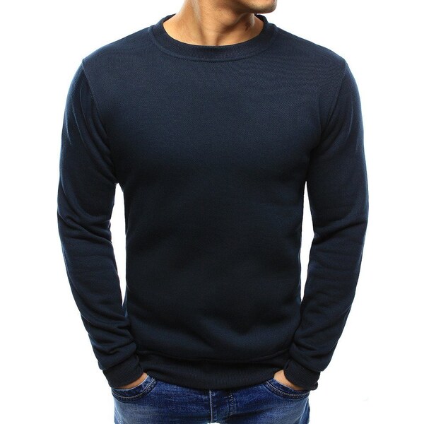 Buďchlap Jednoduchá granátová mikina bez kapucne 40898844