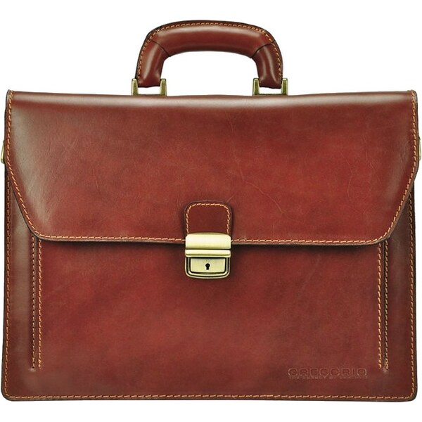 Gregorio Kožená aktovka Samuel hnědá 15367694