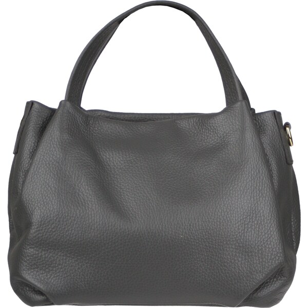 Sivá kožená talianska crossbody kabelka Tea Antracite NovaKabelka.sk 60566184