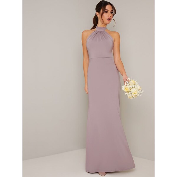 Chi Chi London Chi Chi Keely svetlo-fialové maxi šaty 15428686