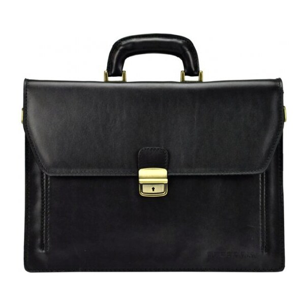 Gregorio Kožená aktovka Patrik čierna 67062279