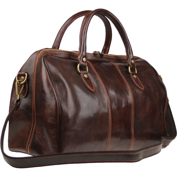 Kožená cestovná taška Tiberius Cafe cafe NovaKabelka.sk 15479392