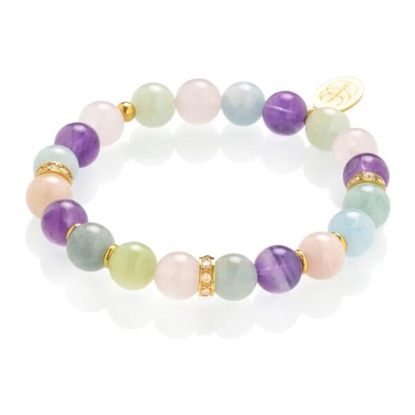 Farebný náramok z kameňov pre ženy Rainbow Trimakasi 21937705